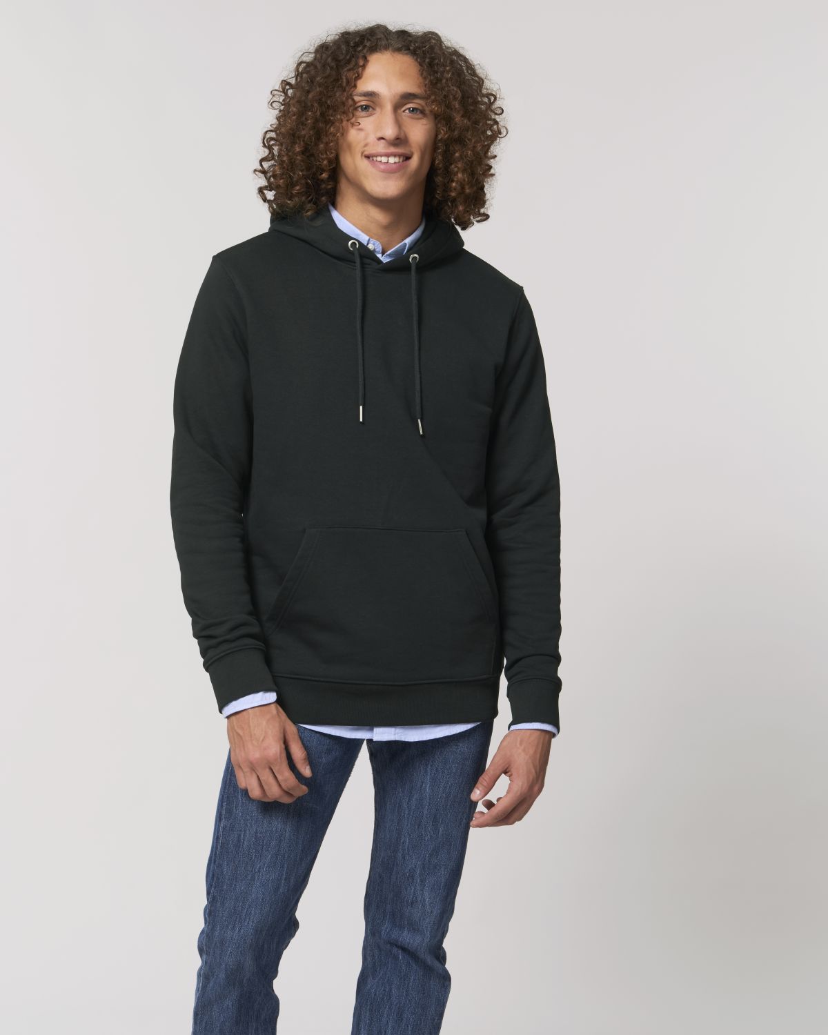 Hoodie coupe classique - 85% Coton biologique filé et peigné, 15% Polyester recyclé